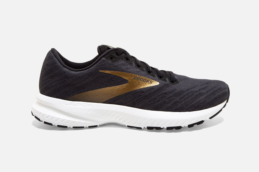 Brooks Israel Launch 7 Road Running Shoes Mens - Black/Gold - HGZ-312609